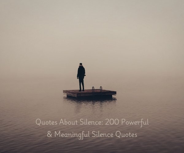 Quotes About Silence: 200 Powerful & Meaningful Silence Quotes